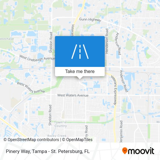 Pinery Way map