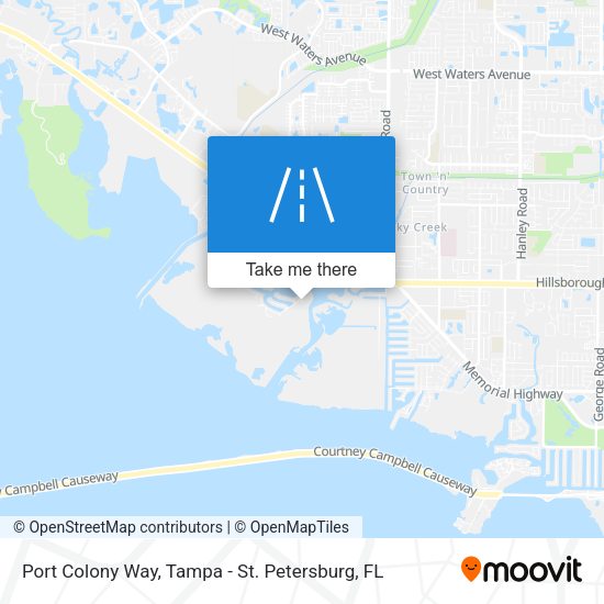 Port Colony Way map