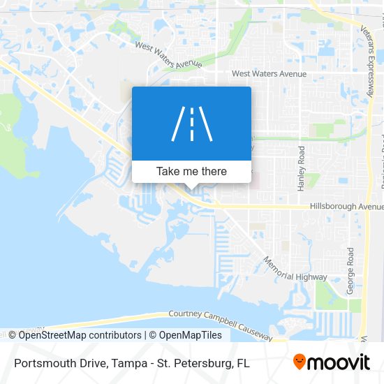 Mapa de Portsmouth Drive