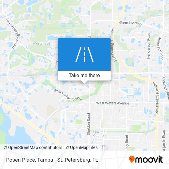 Posen Place map