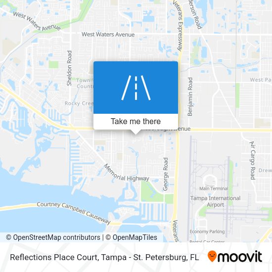 Reflections Place Court map