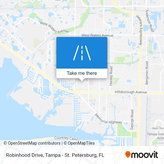 Robinhood Drive map