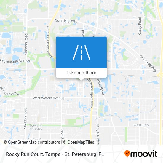 Mapa de Rocky Run Court