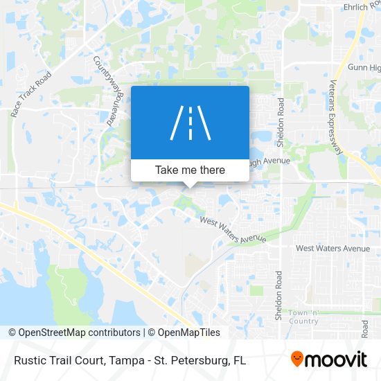 Rustic Trail Court map
