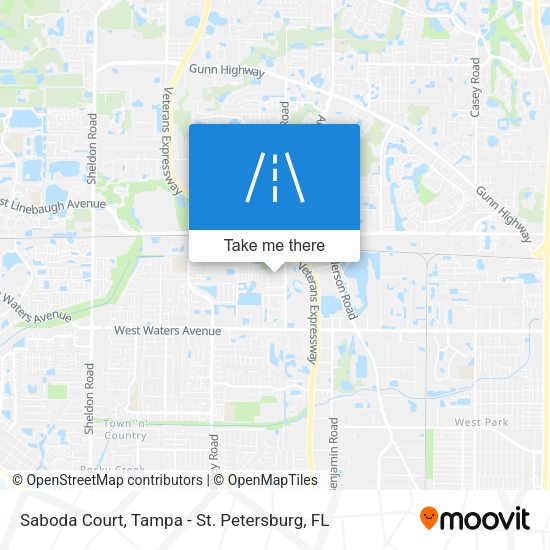 Saboda Court map