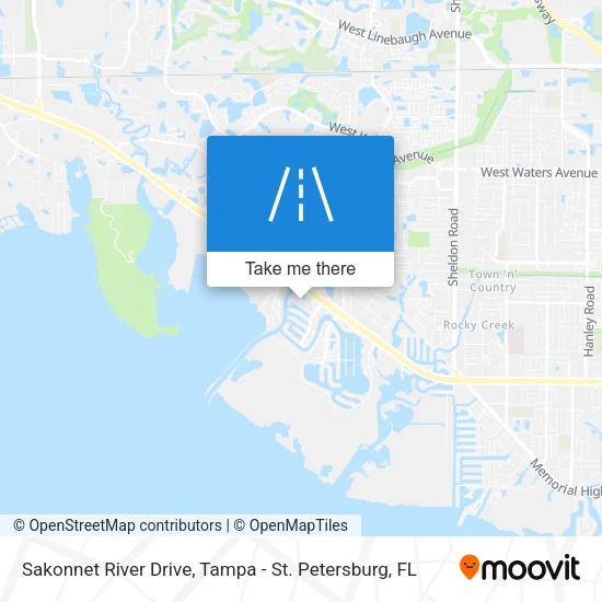 Sakonnet River Drive map