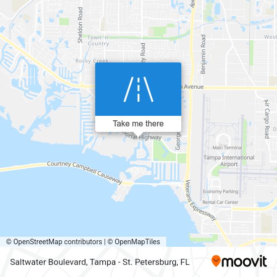 Saltwater Boulevard map