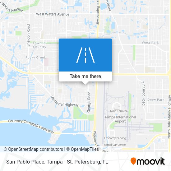 San Pablo Place map