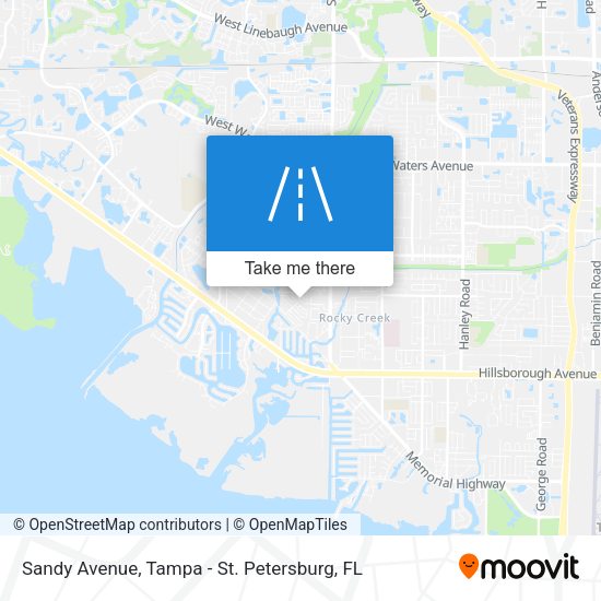 Sandy Avenue map