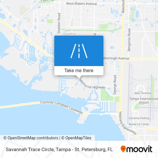 Savannah Trace Circle map