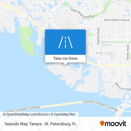 Seaside Way map