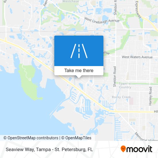 Seaview Way map