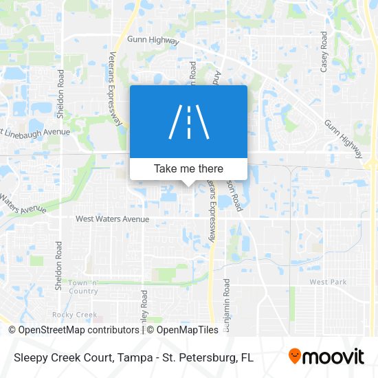 Sleepy Creek Court map