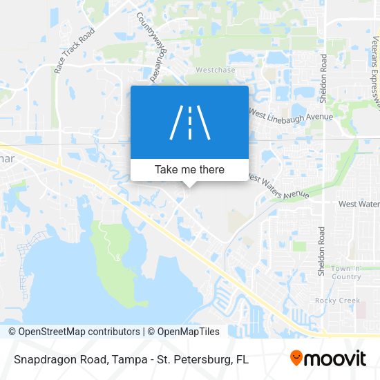 Mapa de Snapdragon Road