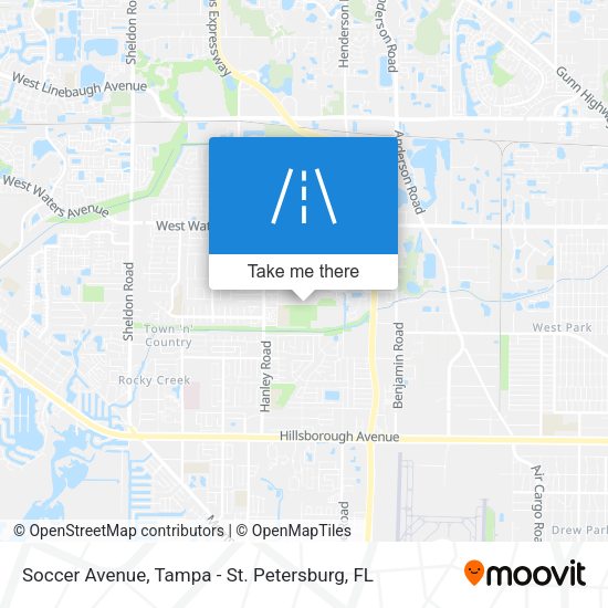 Soccer Avenue map
