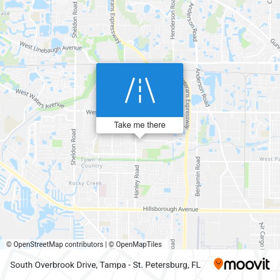 Mapa de South Overbrook Drive