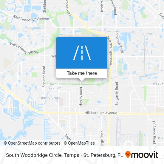 South Woodbridge Circle map