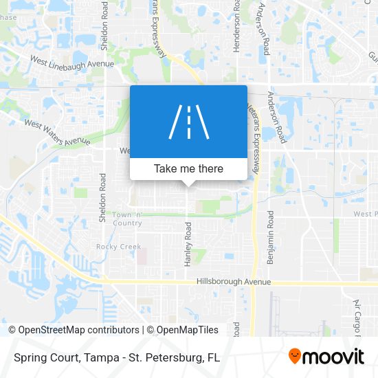Mapa de Spring Court