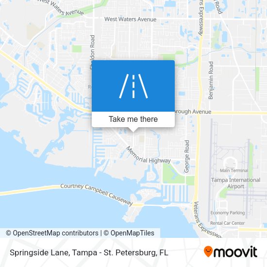 Springside Lane map