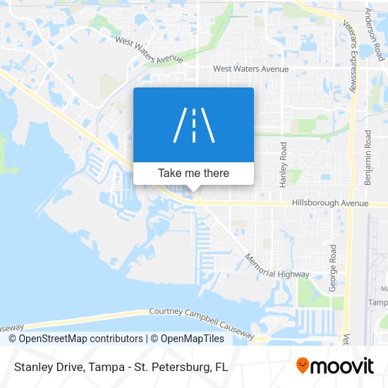 Mapa de Stanley Drive