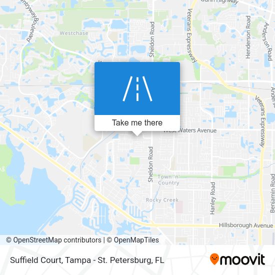 Suffield Court map
