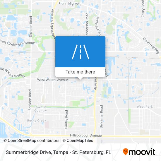 Mapa de Summerbridge Drive