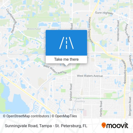 Mapa de Sunningvale Road