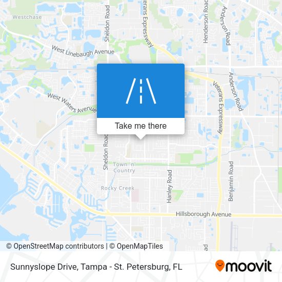 Sunnyslope Drive map