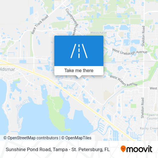 Sunshine Pond Road map