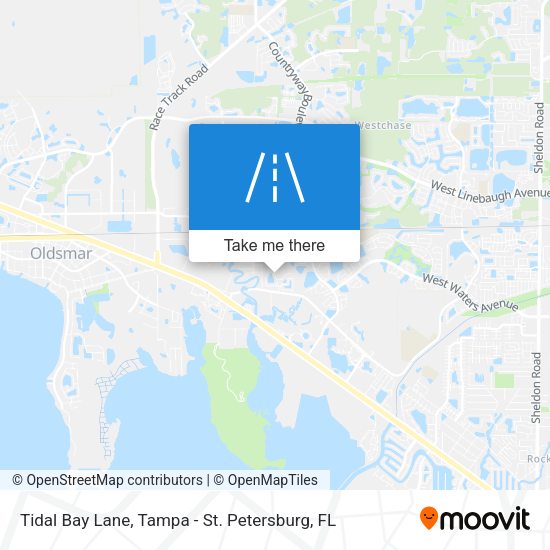 Tidal Bay Lane map