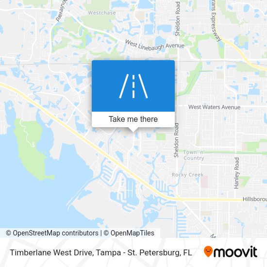 Timberlane West Drive map
