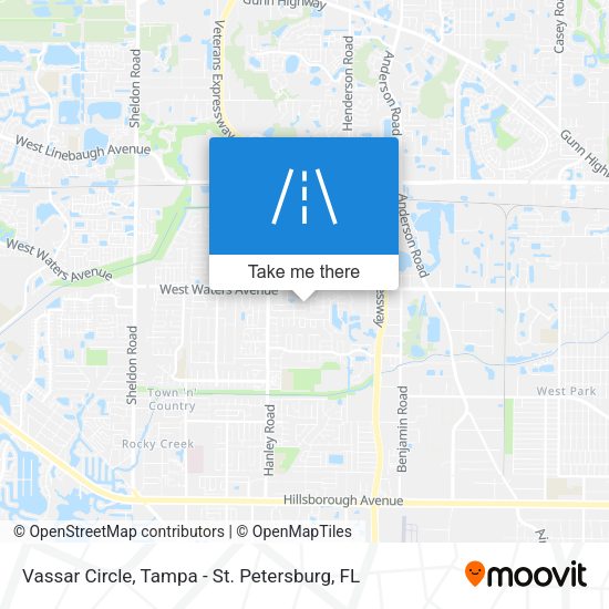 Vassar Circle map