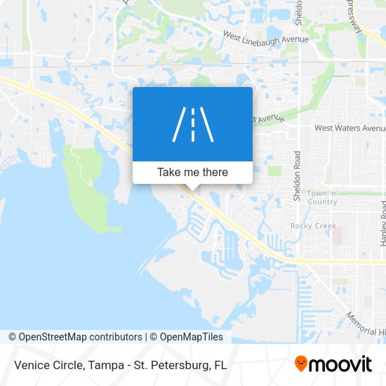 Venice Circle map
