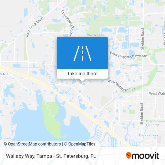 Wallaby Way map