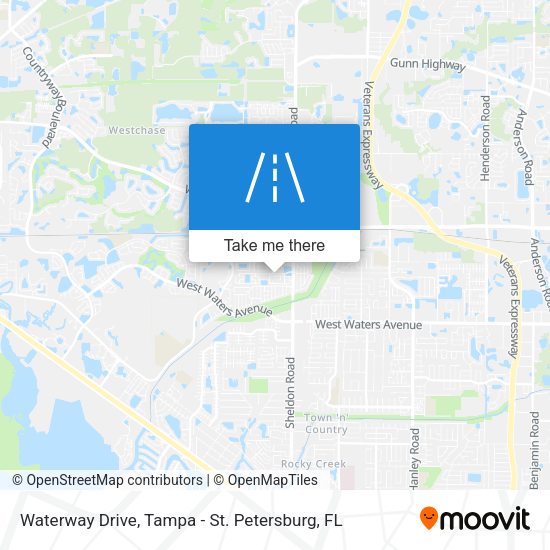 Waterway Drive map