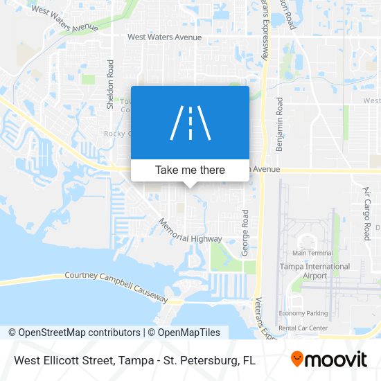 West Ellicott Street map