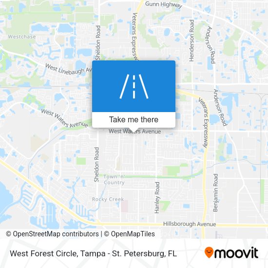 Mapa de West Forest Circle