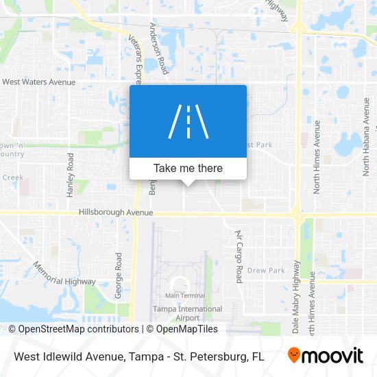 Mapa de West Idlewild Avenue