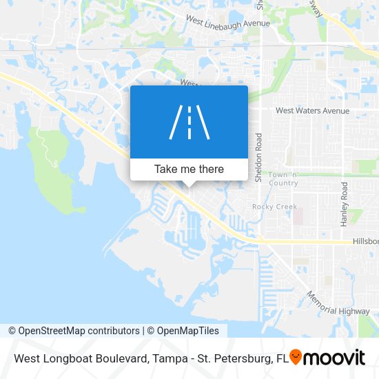 West Longboat Boulevard map