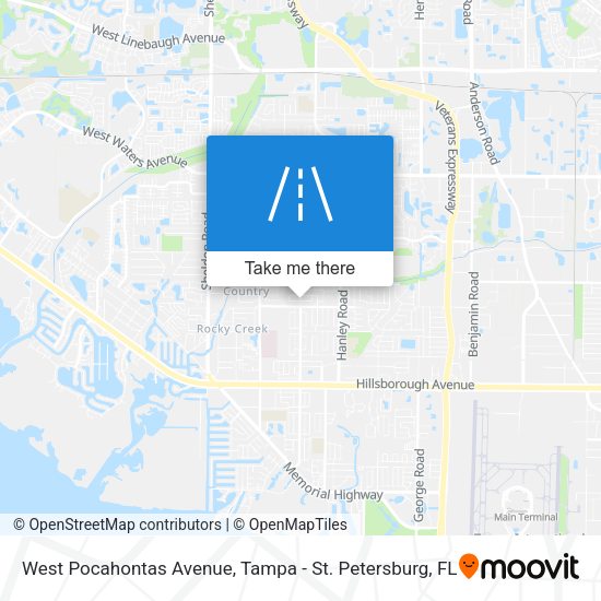Mapa de West Pocahontas Avenue