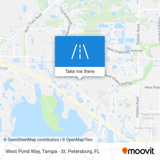 West Pond Way map