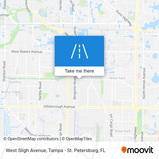 West Sligh Avenue map