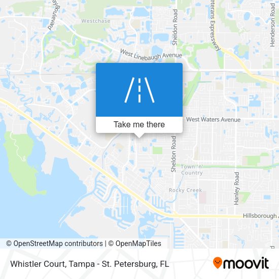 Mapa de Whistler Court