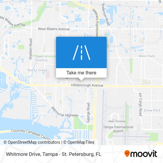Whitmore Drive map