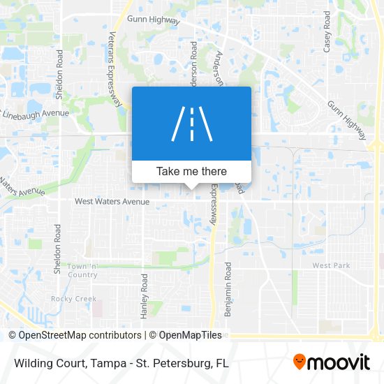 Mapa de Wilding Court