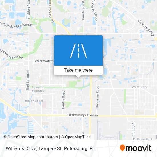 Williams Drive map