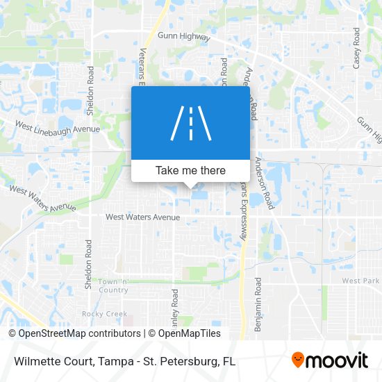 Wilmette Court map