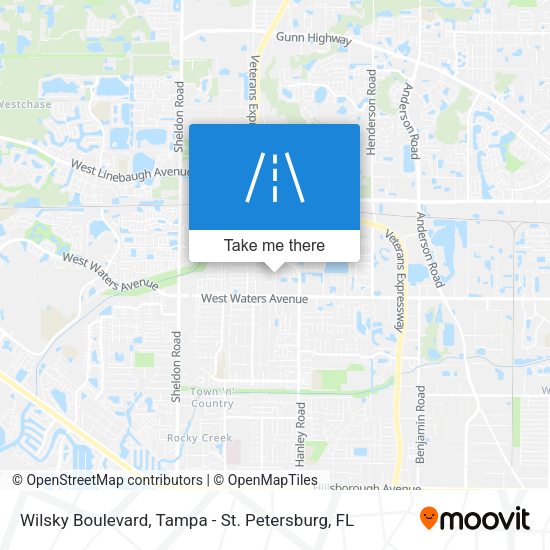 Wilsky Boulevard map