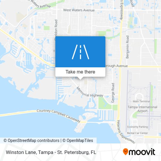 Mapa de Winston Lane