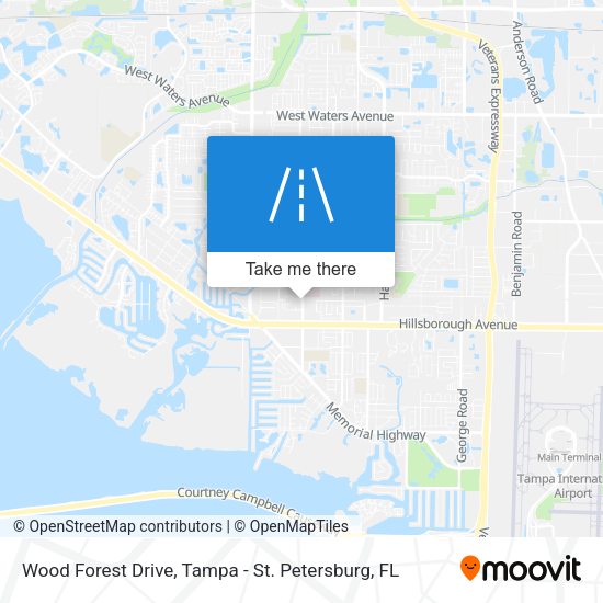Wood Forest Drive map